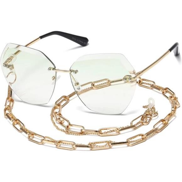 AEVOGUE Sunglasses For Women Oversized Rimless main image 11